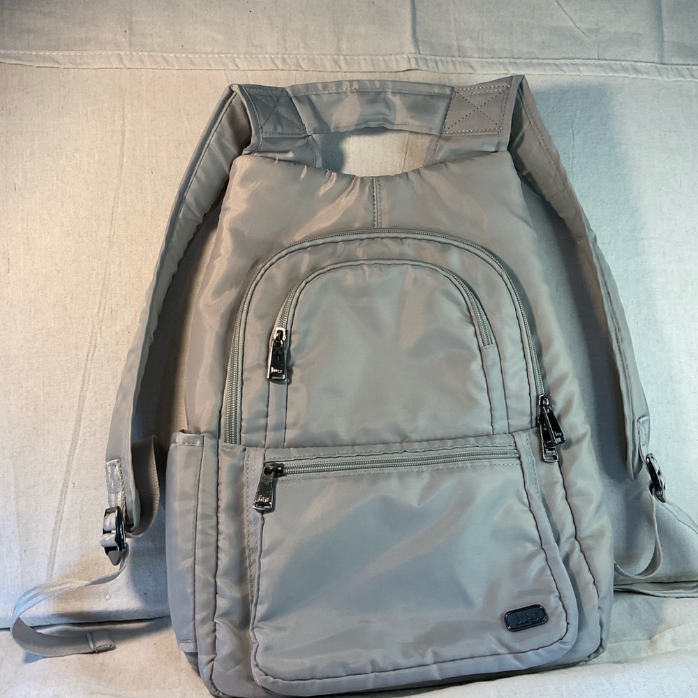 lug Beige Nylon Backpack
